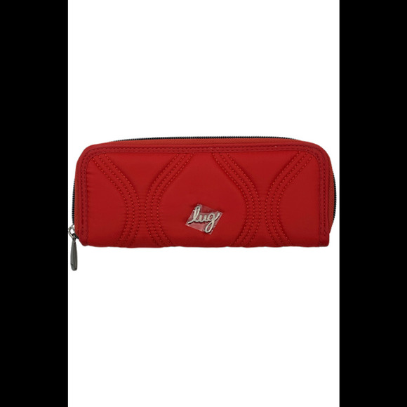 lug Bags Lug Quilted Rfid Zip Around Wallet Tendu Poppy Red Poshmark
